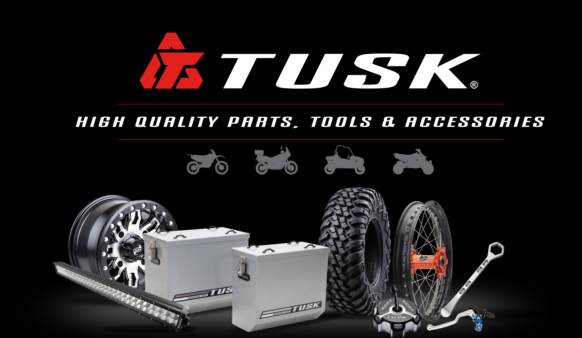 TUSK - Parts and accessories for dirt bikes, UTVs, SxS, ATVs, Dual
